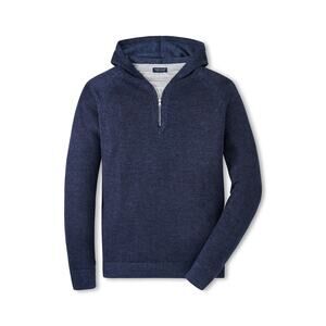 Peter Millar XL Holden Hoodie Navy Linen Merino NWT $395